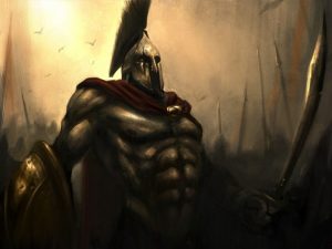 Leonidas ready for battle (300 Comics) HD