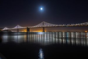 Bay Bridge At Night (San Francisco, Oakland) 5K