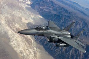 F-15E Strike Eagle (Multirole fighter, strike fighter) 4K