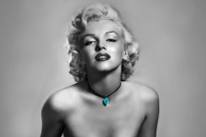 Marilyn Monroe (Norma Jeane Mortenson) B&W 4K
