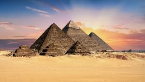 The Giza pyramid complex (Giza) 4K