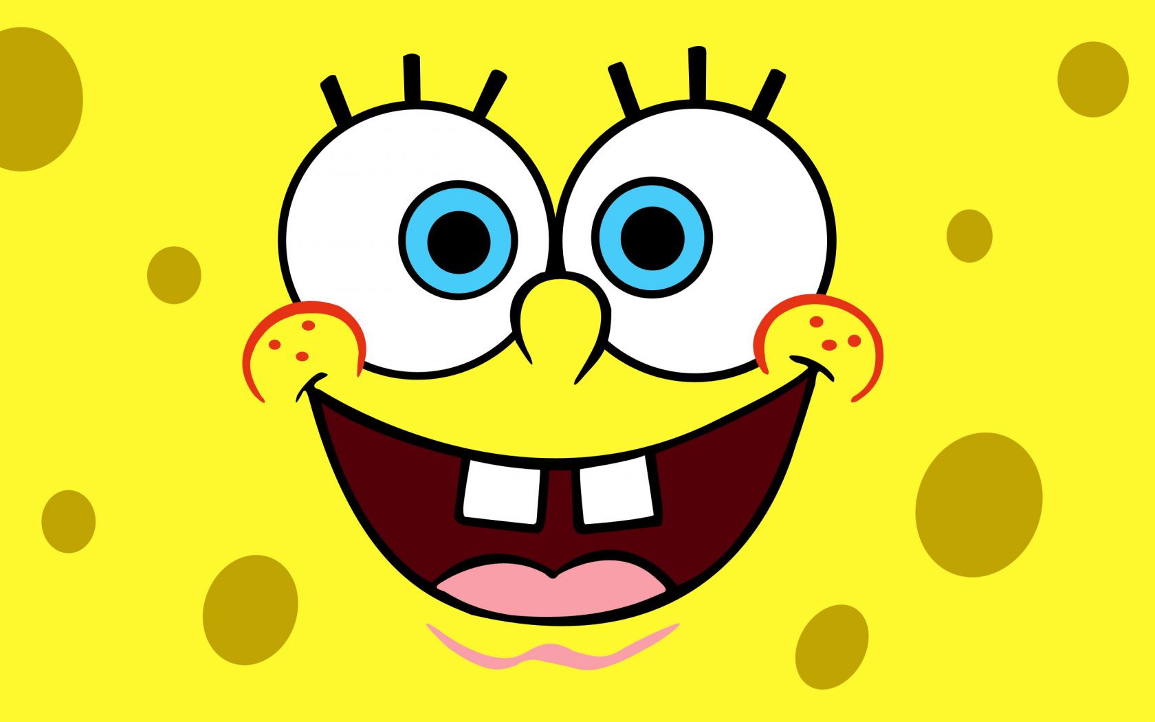 Spongebob Smiley Face HD Wallpaper
