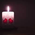 Candle With Hearts
