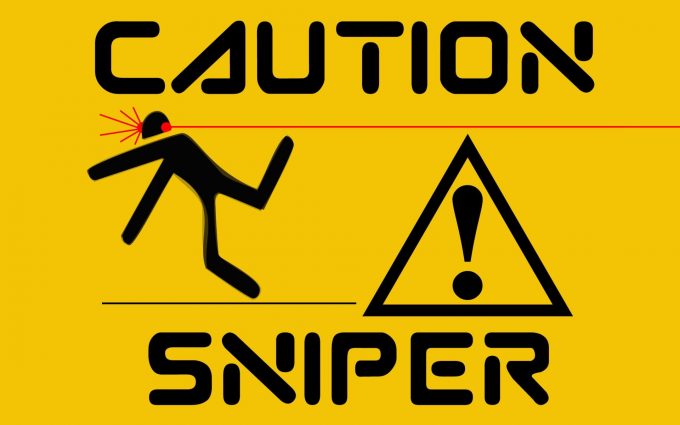 Caution Sniper
