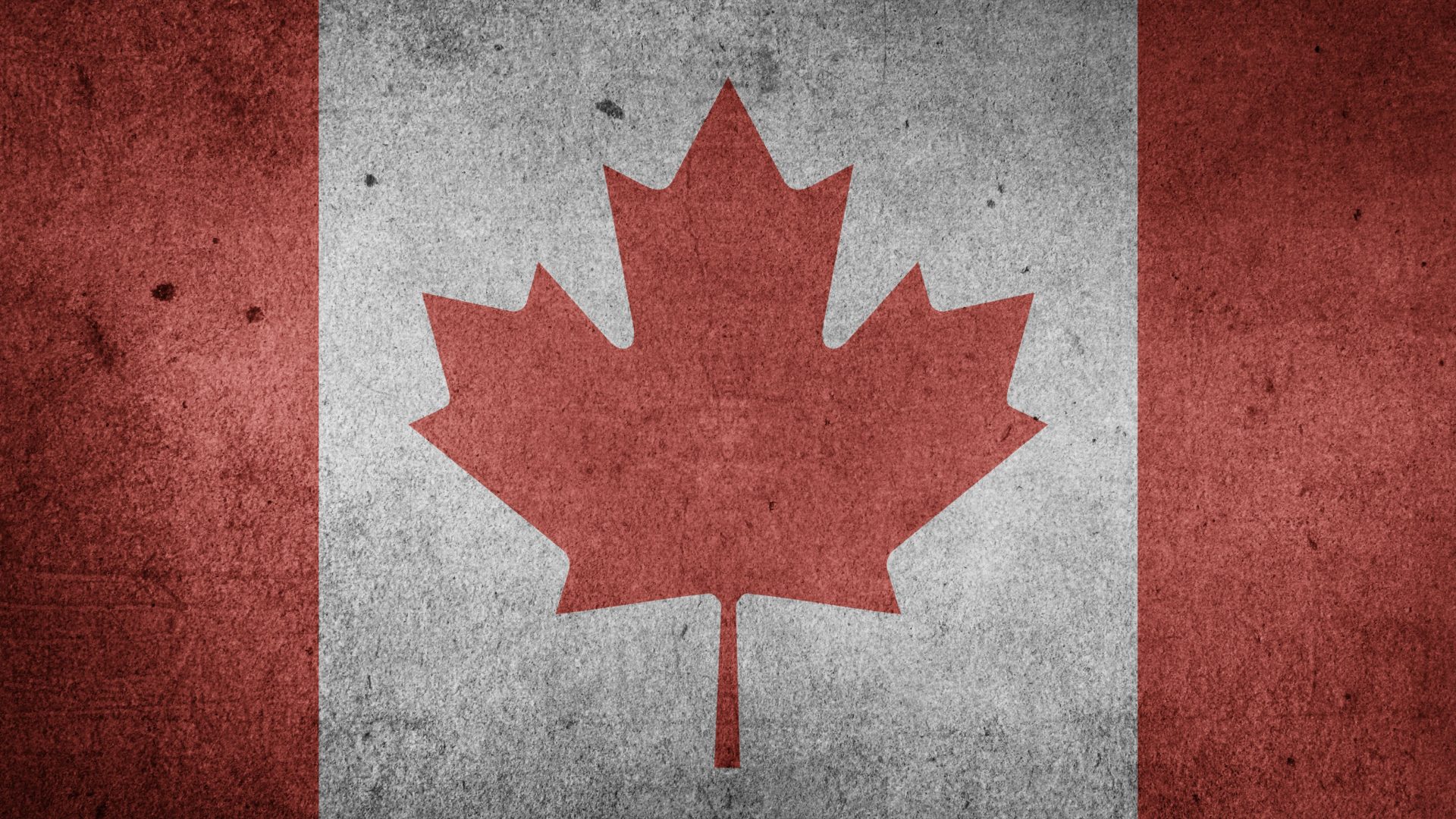 The Flag of Canada (Grunge) HD Wallpaper