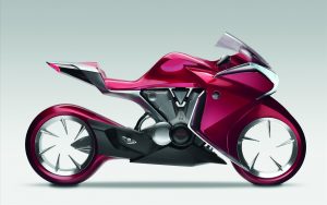 Honda V4 Concept (Red/Pink) HD