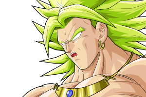 Legendary Super Saiyan Broly Green Hair