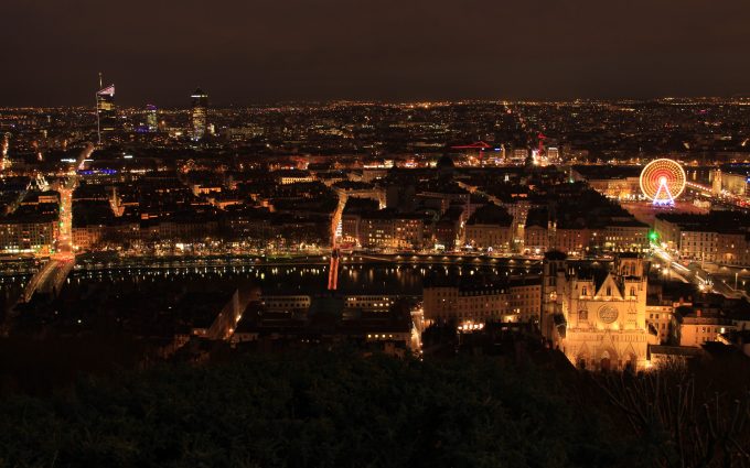 Lyon At Night