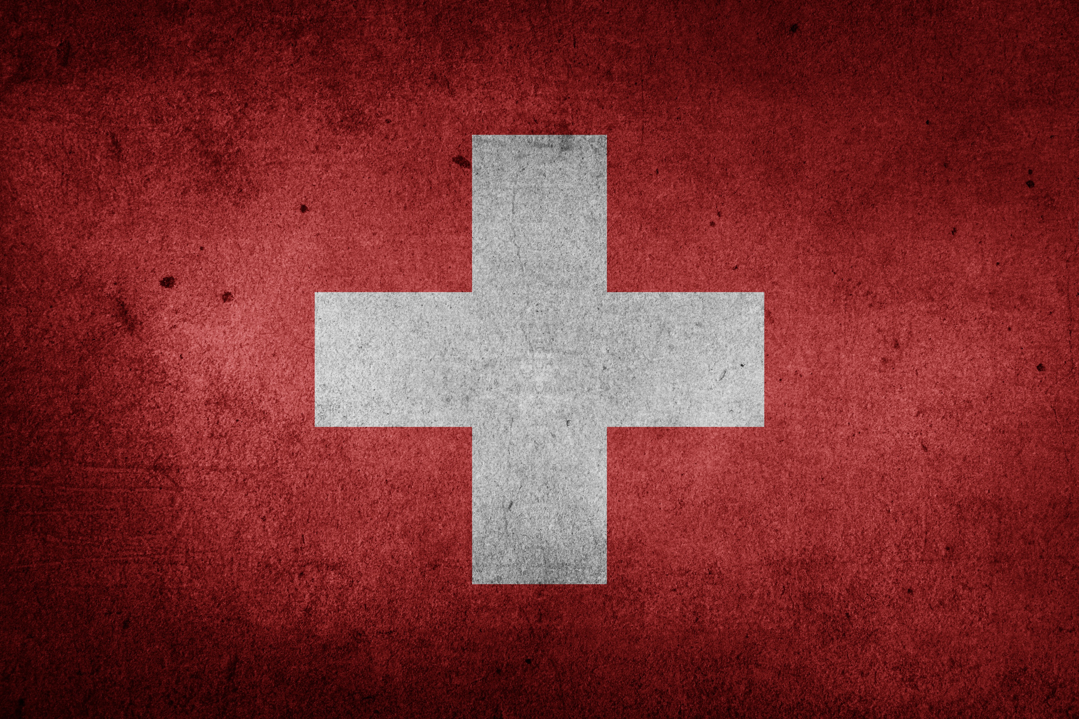 The flag of Switzerland (Grunge) HD Wallpaper