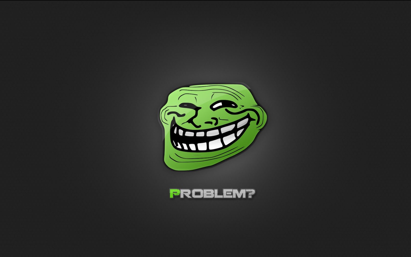 Troll Face: Problem ? HD Wallpaper