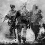 Call of Duty Modern Warfare 2 Black and White