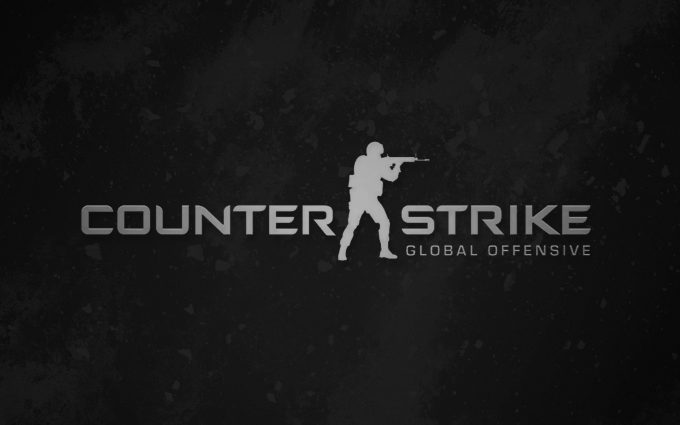 Counter Strike Global Offensive Black Logo