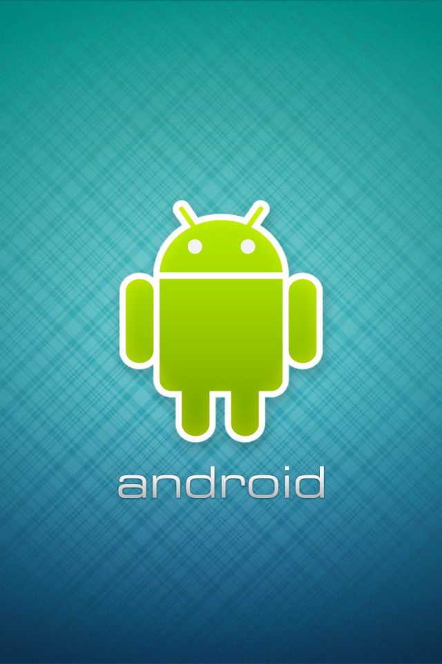 Green Android Logo On Light Blue Background Hd Wallpaper