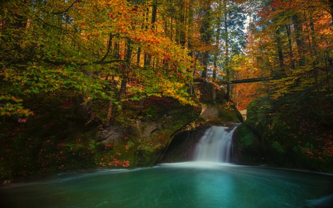 Small Waterfall Autumn
