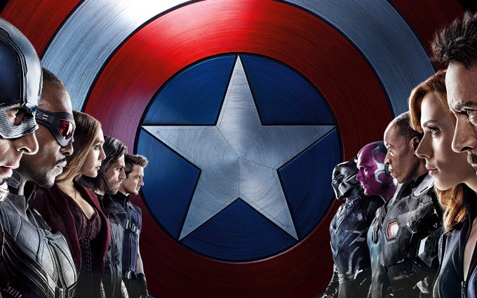 Captain America Civil War 2016 Face Off 8K