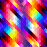 Colorful Diamonds Pattern