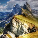 Dolomites Mountains Val Gardena