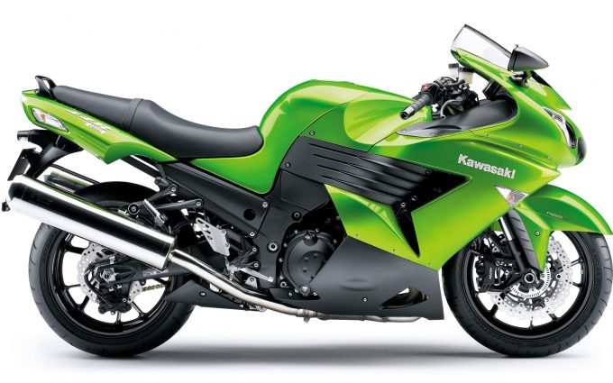Kawasaki ZZR 1400CC Green