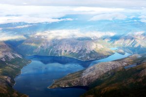 Mountain Lake In Norway