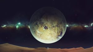 Planetscape with Milky Way 4K