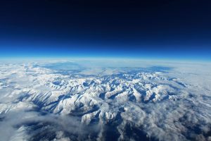 The Pyrenees Mountains Seen From Above