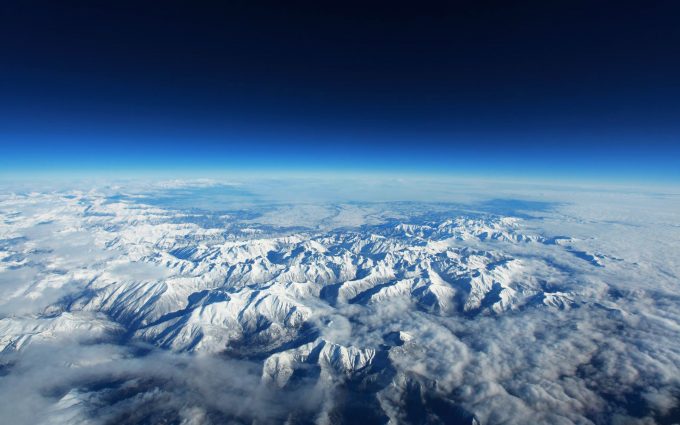 The Pyrenees Mountains Seen From Above