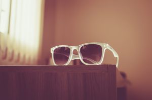 White Sunglasses Posed On The Table (Summer) 6K