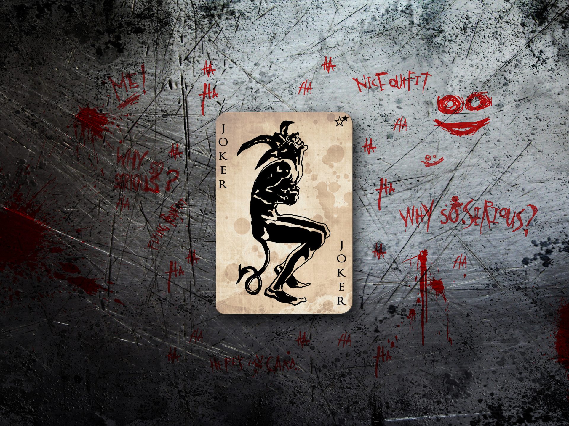 The Joker Card Logo 4K UHD Wallpaper
