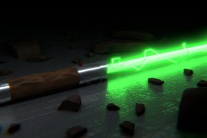 Star Wars Green Lightsaber 4K