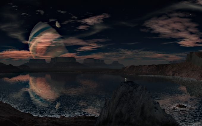 Alien Planet Landscape HD