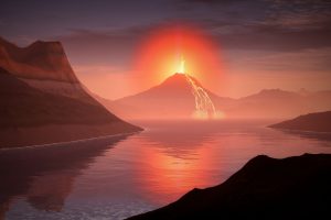 Alien Planet Volcano HD