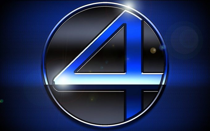 Fantastic Four 2005 Blue Logo HD