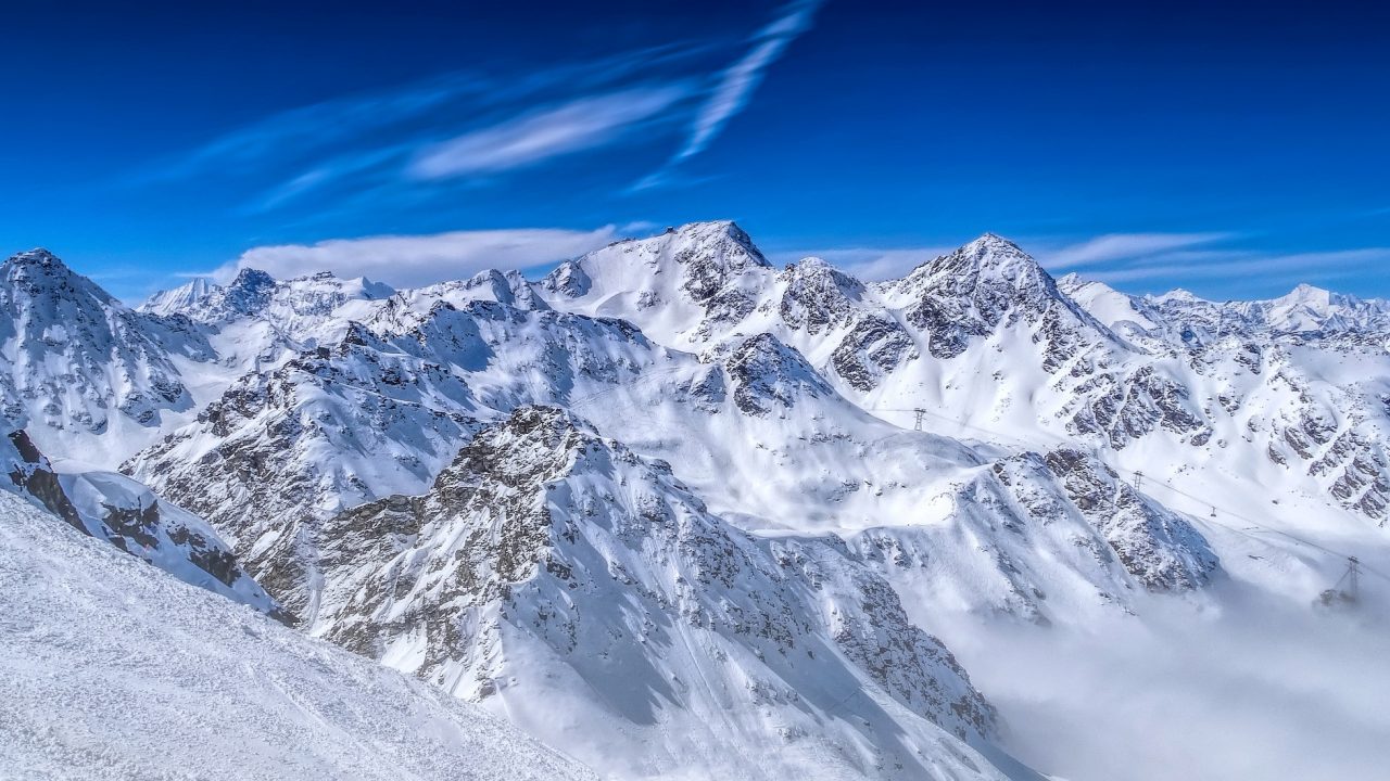 Snowy Mountains (Austrian Alps) HD Wallpaper