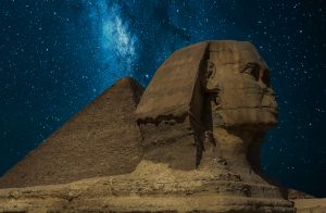 The Great Sphinx of Giza With Milky Way HD