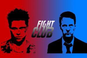 Fight Club (1999) Tyler Durden and The Narrator HD