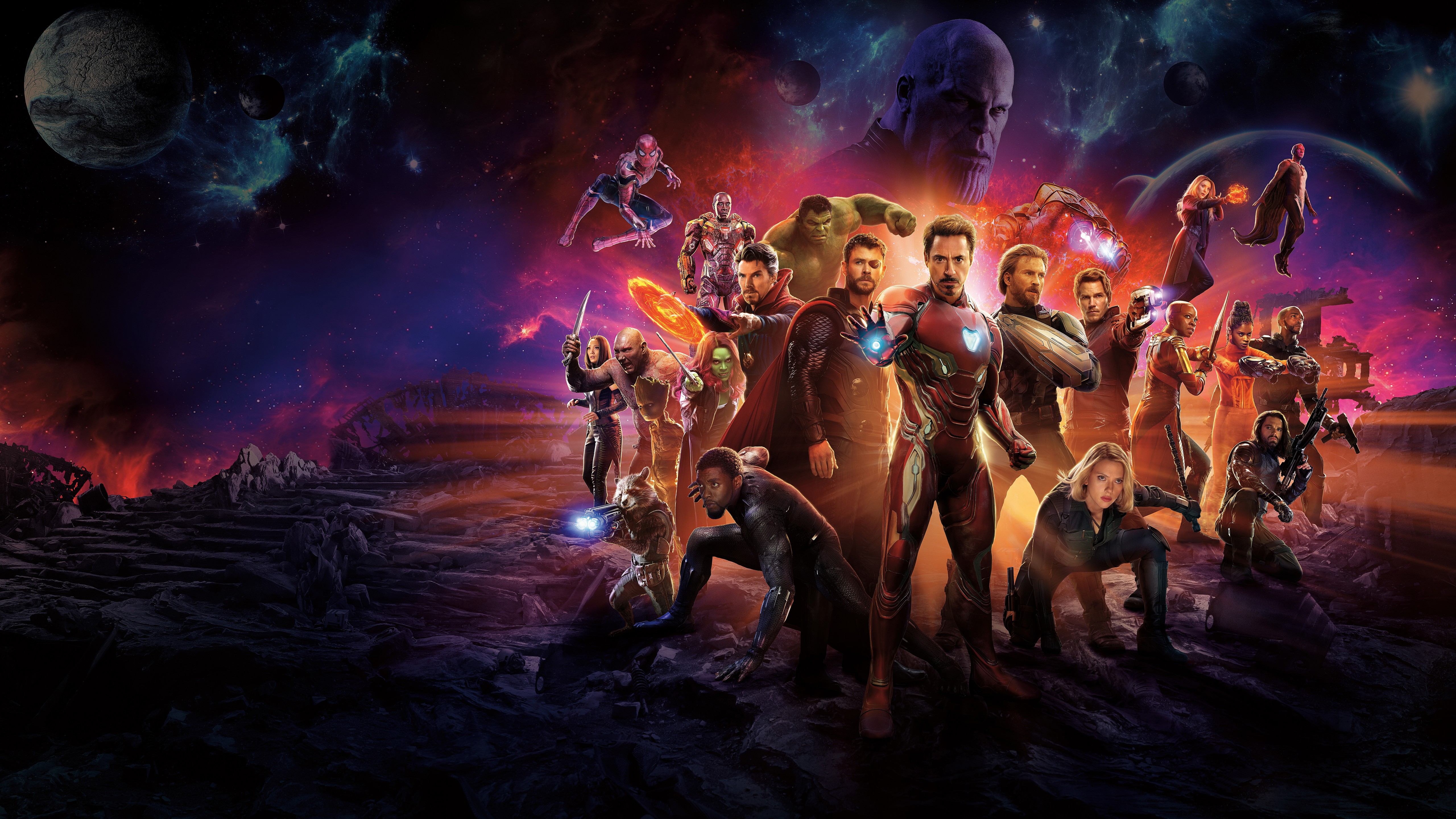 Avengers: Infinity War (2018) 5K Ultra HD Wallpaper