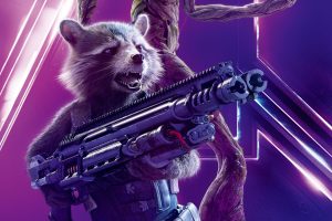 Avengers: Infinity War (2018) Rocket Raccoon 8K Ultra HD